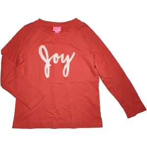 Lilly Pulitzer Girls Sz 8 10 Rami Sweatshirt Lightweight Red Top NWOT Cotton